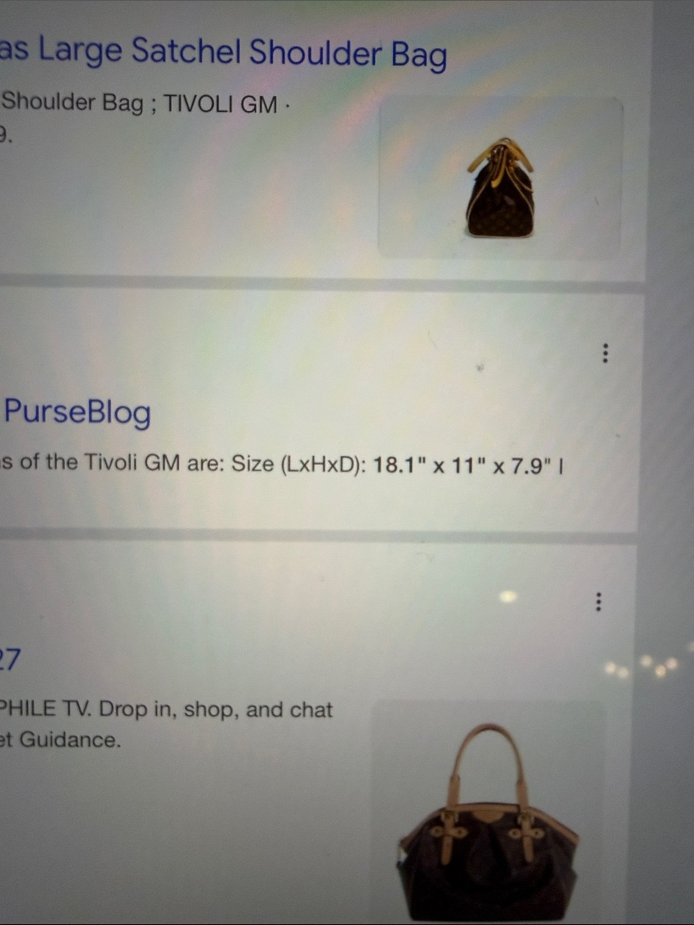 Authentic Louis Vuitton Tivoli GM - Picture 13 of 13